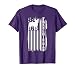 French Bulldog American Flag Frenchie Dog T-Shirt