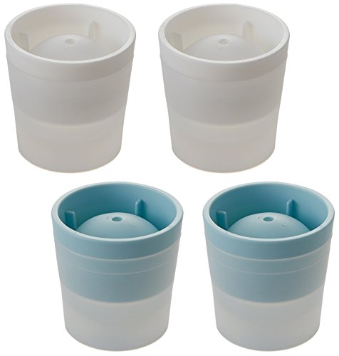Molde para bolas de hielo 60 mm set 4 piezas miniatura 1