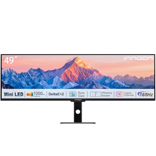 Image of INNOCN 49 inch Business Flat Ultrawide DQHD 5120 x 1440P 165Hz Computer Monitor