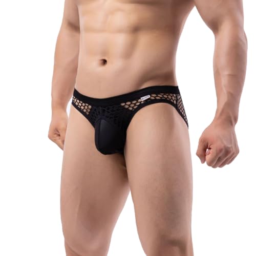 TAPUU Mens Mesh Breathable Briefs Underwear3