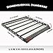 IIIREENO Heavy Duty Top Roof Rack Accessories Compatible with 2018-2024 Jeep Wrangler JL 4 Doors (Hard Top Only) / Cargo Storage Carrier for Outdoor Gear/No Drilling