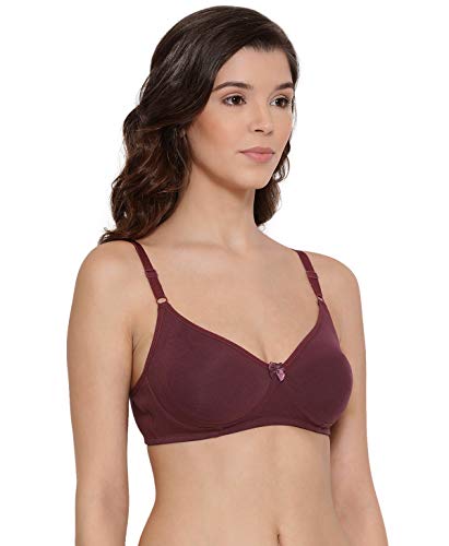 Image of Lyra Women's Moulded Encircled Bra(513) Pack of 2 White & Black,30B