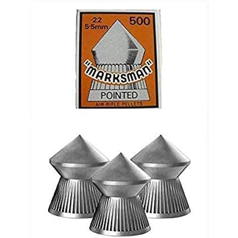 FFT MARKSMAN PELLETS .22 POINTED BULK BUY 50-500 (500) Cover