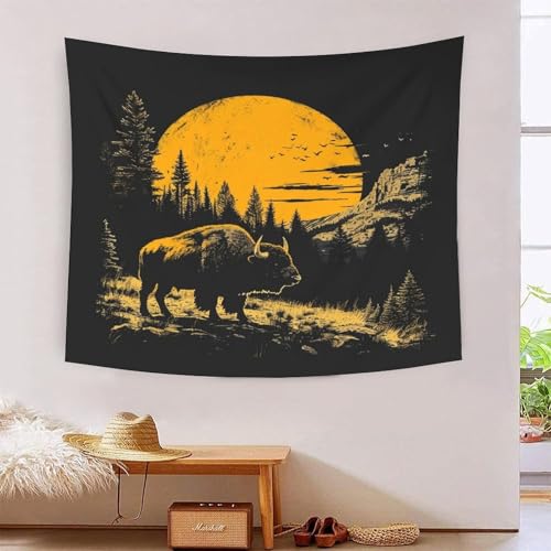 Tapisserie de forêt 3D 180x230 cm décoration murale en tissu salon