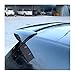 MWENJIAN Spoiler Compatible for VW Golf MK4 Tail Fin 1998 to 2004 General Version Carbon Paint Car Rear Wing Accessories(Silver)