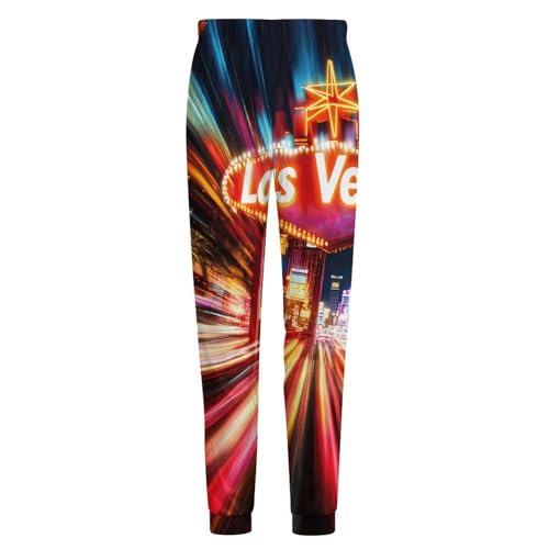 Abstract Las Vegas Breathable Mens Pajama Pants Lounge Sleep PJ Bottoms Sleepwear Jogger4