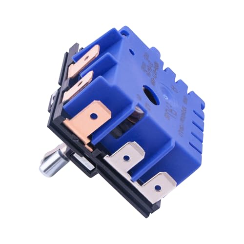 ZOKUSIK W10434452 Dual Infinite Stove Control Burner Switch MDPA-W171-WPM Replace Parts WPW10434452, PS11754687, AP6021365 Compatible with Whirlpool, Maytag, Amana, KitchenAid Electric Ranges Stoves