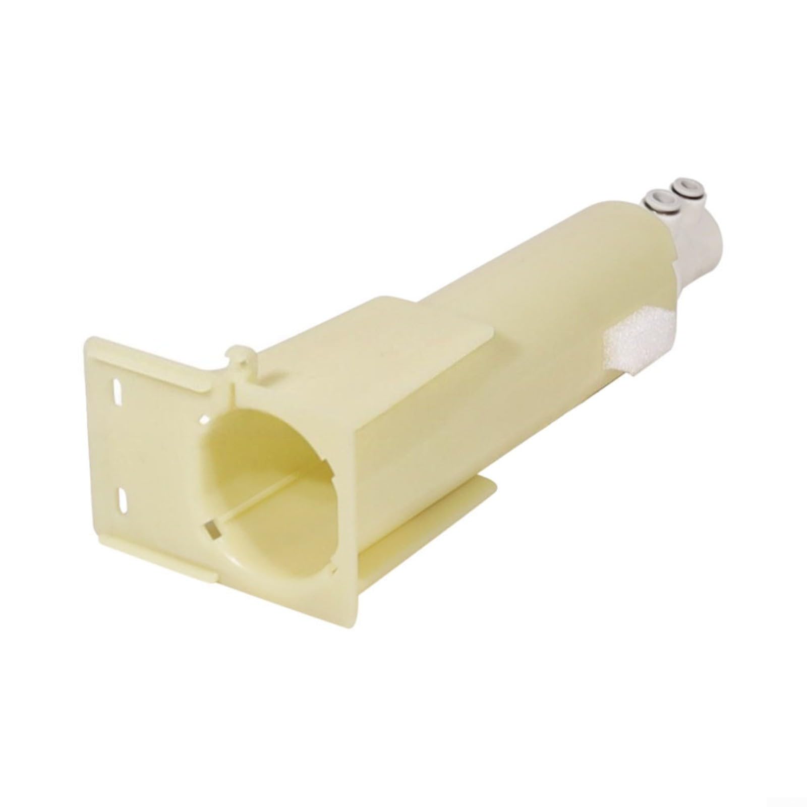 Boîtier de filtre à eau de rechange pour réfrigérateur WP2186443 451472, boîtier ABS beige, avec raccords à enfoncer 6,35 mm et 0,6 cm