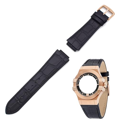 THEAGE 24MM Genuine Leather Watch Strap Band Replacement for MASERATI Mens Watches R8821108025 R8851108002 product thumbnail 10