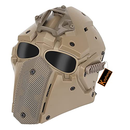 Koyheng Masque d'airsoft, Masque Airsoft Complet Cover