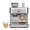 Cafe bellissimo semi automatic espresso machine milk frother wifi connected smart kitchen essentials built in bean grinder 15 bar pump 95 ounce water reservoir steel silver  urban country home decor