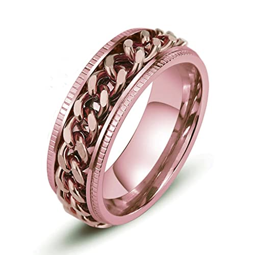 Bague motard moto rotation chaîne WYPAN le cadeau idéal pour homme et couple