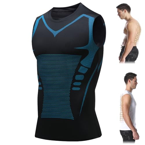 Tourmaline Posture Corrector Vest, Ionic Shaping Sleeveless Shirt, Back Posture Corrector for Men