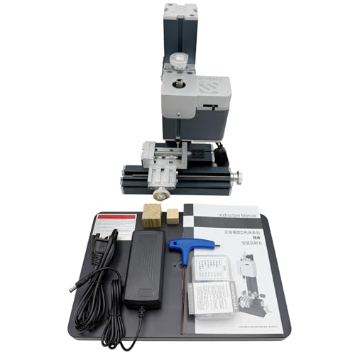 EssSthmy Full Metal Mini Milling Machine 36W 20000RPM - Precision Desktop Mill for Woodworking,Milling&Drilling Machine DIY Crafts & Hobbyists