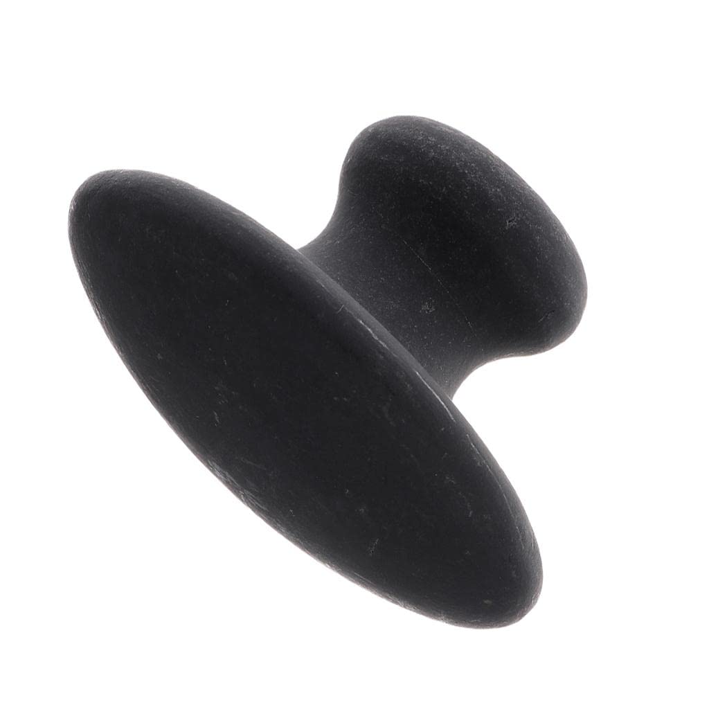 5 Stück Traditionelle Massage Gua Sha Stein Natürliche Basalt Hot Rocks Set