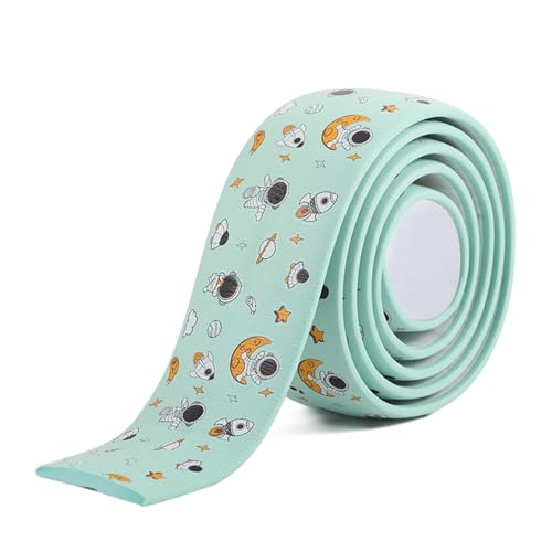 Edge Protector for Baby, 6.5ft Baby Proofing Edge Corner Protector with Adhesive Backing for Smooth Surfaces, Soft Rubber Foam Furniture Edge Pad(Green)