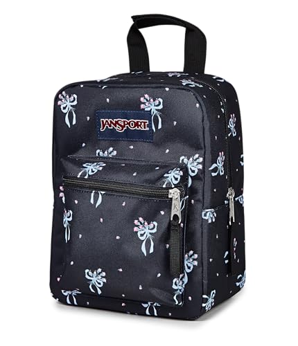 JanSport Big Break Insulated Lunch Bag Cooler, Pastel Petals Black | Small Compact Soft-Sided Travel Cooler for Day Trips - image 3