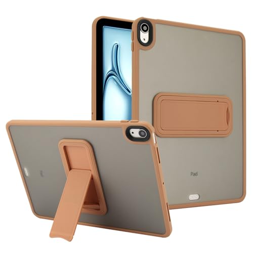 Étui iPad Air 13 M2 2024 marron idéal pour le travail nomade avec support