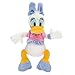 Disney Daisy Duck Plush - Mini Bean Bag - 9 Inches, Mickey and Friends, Iconic Cuddly Toy Character in Pink and Purple Dress with Embroidered Eyes, Suitable for All Ages