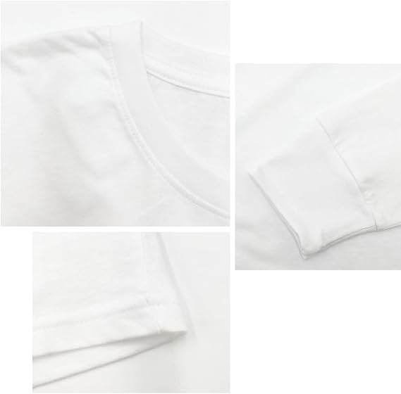 COUVER Men's Cotton Long Sleeve T-Shirt