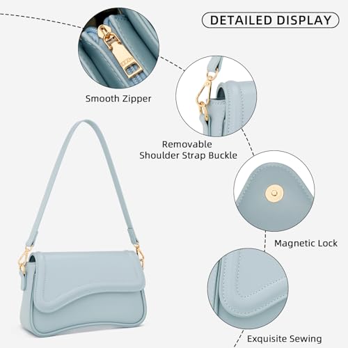 Image of KKXIU Shoulder Bag for Women Small Clutch Purses Cute Hobo Handbag Trendy Underarm Bag