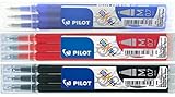  Pilot Frixion Ball - Juego de Coladores y Kit (3 Cartuchos Rojos + 3 Negros + 3 Azules)