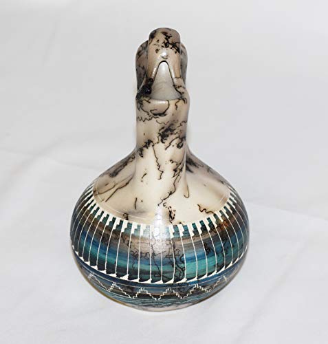 Colorful Quality Native American Hand Crafted Horse Hair Decorative Navajo Wedding Vase #TOP2