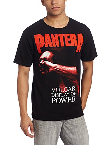 Image of Bravado Men's Pantera Red Vulgar T-Shirt, Black, Large