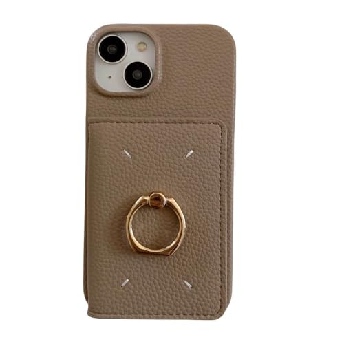 Étui de téléphone antichoc en cuir pour éviter les chutes d'iPhone 11 et 14
