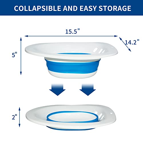 Sitz Bath For Hemorrhoids, Sitz Bath For Toilet Seat, Yoni Steam Seat, Foldable Sitz Bath For Postpartum Care, Designed For Perineum Soaking, Hemorrhoid, And Anal Inflammation Treatment #TOP4