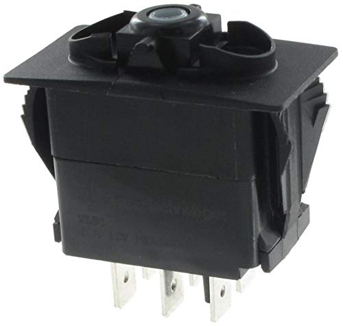 Rocker Switches DP (ON)OFF(ON) 20A 12V SEALED Non-ill (1 piece)
