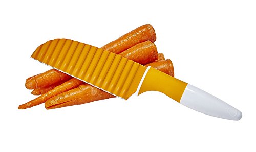 Crisp Stainless Steel Wavy Decorative Prep Knife #TOP3