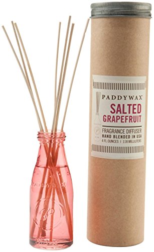 Paddywax Relish Collection Reed Oil Diffuser Set, Salted Grapefruit