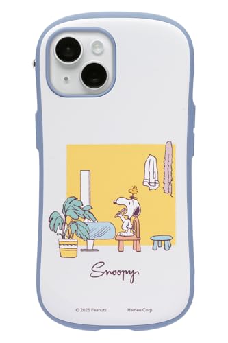 iFace First Class PEANUTS/ピーナッツ スヌーピー iPhone 15/14/13 ケース MagSafe 対応 MagSynq (ペールブルー/歯磨き)【アイフェイス iphone15 iphone14 iphone13 カバー