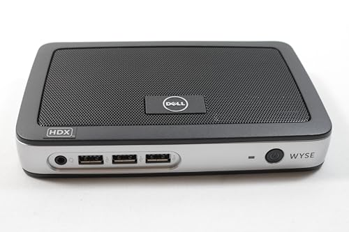 Dell Mini Desktop Wyse 8JD4W 3020, 2 GB de RAM, 4 GB de flash, preto/branco