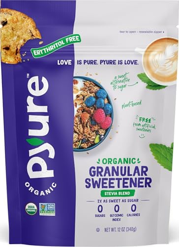 Image of Pyure Organic Stevia Blend | Zero Calorie Sugar Substitute, 12 Oz Pouch