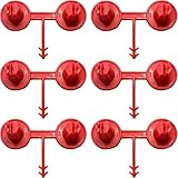 ixirpro Mega Red Nozzle 6 Pack (1-2)(Vertical-Horizontal) for Spray Foam Gun, Precision Wedge Spray for Vertical & Ceiling Coverage, Foam Insulation Gun Nozzle for Walls, Overhead Applications