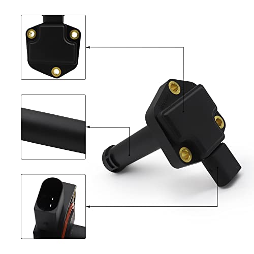 Aulink Engine Oil Level Sensor 12617607910 12617567723 (Cannot Fit For X3 X5 X6) Compatible With Bmw 323I 325I 325Xi 328I Xdrive 328Xi 330I 330Xi 335I 335Xi 525I 528I 530I 535I 545I 550I #TOP1
