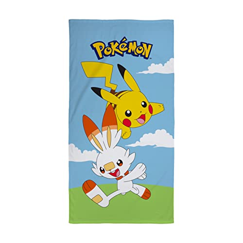 Pokemon Nintendo Pikachu Badetuch Handtuch Strandtuch Strandlaken...