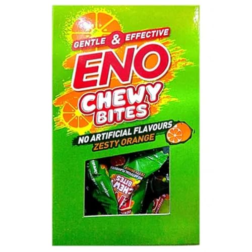 ENO CHEWY BITES: Tasty Chewable Antacid for Gentle & Effective relief from acidity - Antime, Anywhere!! - LEMON FLAVOUR - Pack of 30 Tabs