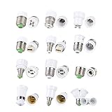 Lamp Bases E27 To GU10 Lamp Holder Converter Socket E12 E14 G9 B22 MR16 LED Base Conversion Adapter Lampholders Fireproof For Home LED Bulb - (Color: E12 TO E14)