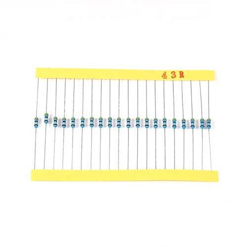 Resistores de Filme Metálico, 2600 Peças de 0,25 W 130 Tipos Resistores de Filme Metálico Conjunto d