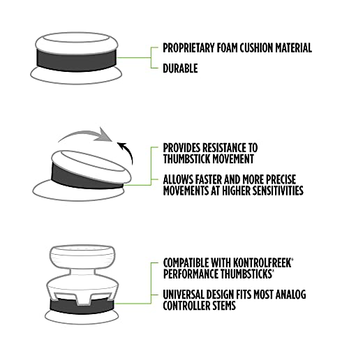 KontrolFreek Precision Rings | Aim Assist contrôle de mouvement pour toutes consoles | Idéal pour compétiteurs avancés |