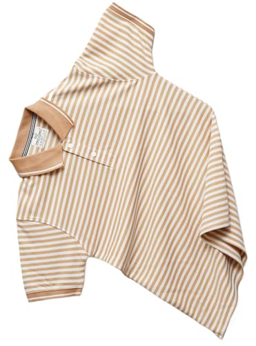 Image of Mack Jonney Men's Striped Cotton Rich Collar Neck T Shirt | Collar Tshirts | Half Sleeves | Striped-Regular Fit-MM423-nw