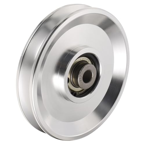 Abaodam ユニバーサル航空アルミ合プーリーホイール 耐摩耗ベアリング搭載 ジム機器交換部品 フィットネス用静音滑らか作動 ロープ対応簡