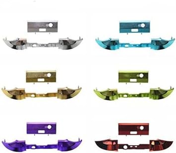 Chrome LB RB Bumper Trigger Button Mod Kit Middle Bar Holder for Xbox Series X S Controller Replacement Chrome Gold