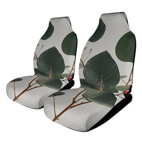 Housse de siège de voiture pour road trip en famille avec protection élastique eucalyptus