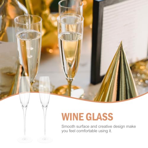 2 Copas de Champán de Cristal como Obsequio de Boda Elegante 4