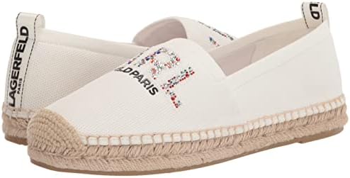 Karl Lagerfeld Paris Women's Moxy Slip on Platform, BRT White, 10 | Image 6