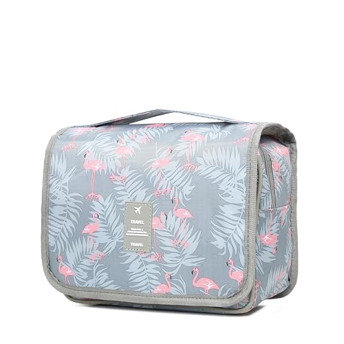 Sechunk Borse da toilette da viaggio impermeabili da appendere borsa cosmetica multifunzionale borsa per il trucco per le